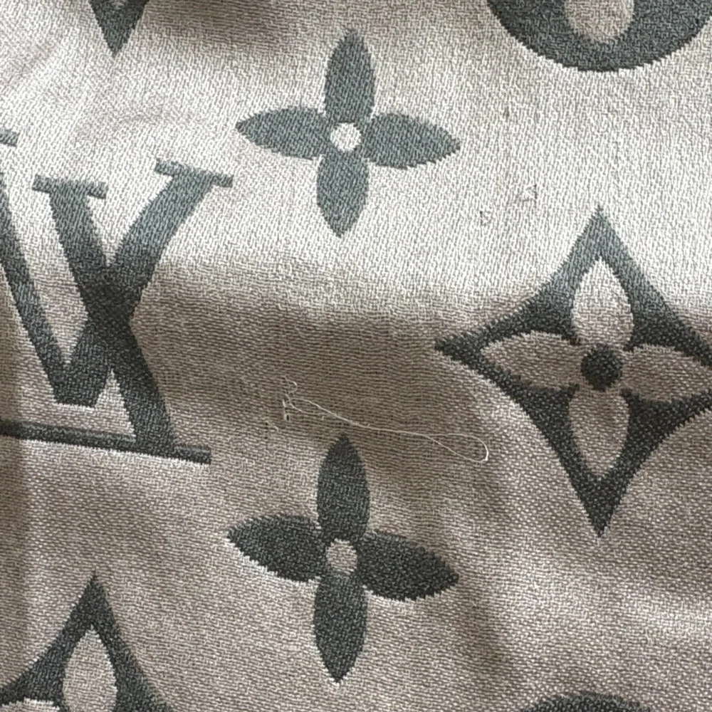 Gray and Pink Fashion Scarf - Picture 8 of 11